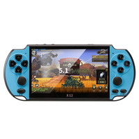 Console de jeu portable X7, écran HD de 5,1 pouces, grand écran de 8 Go, console rétro classique, jeux gratuits intégrés, jeu vidéo portable