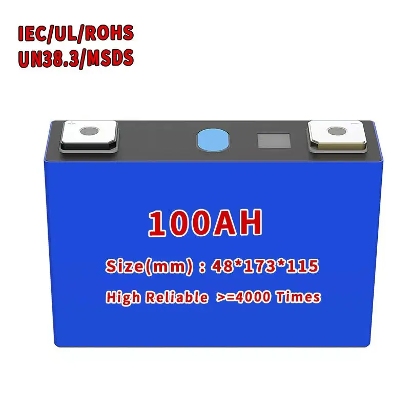 100Ah Lithium sắt Phosphate Prismatic di động cho công nghiệp và thương mại lưu trữ năng lượng