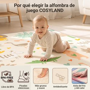 Alfombra <span class=keywords><strong>de</strong></span> juego plegable <span class=keywords><strong>de</strong></span> espuma XPE para bebés, tapete <span class=keywords><strong>de</strong></span> gateo <span class=keywords><strong>de</strong></span> 1 cm <span class=keywords><strong>de</strong></span> grosor, impermeable, para niños, guardería, interior y exterior - Product Image 2