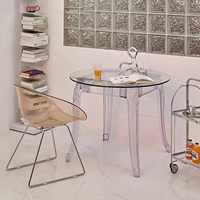 Transparenter Geister-Hochzeitstisch für Braut und Bräutigam aus Kristall-Acryl für Veranstaltungsmöbel