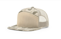Casquettes de baseball trucker personnalisées Richardson 168 à 7 panneaux, casquette trucker personnalisée de haute qualité