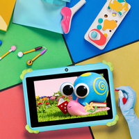 Tablet Anak Terlaris 7 Inci Baterai 3000MAH Resolusi 1024x600 Quad Core MTK Mesin Pembelajaran Elektronik Buatan Pabrik