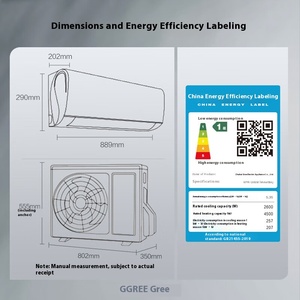 Gree thông minh sử dụng điều hòa không khí cấp mới 1 năng lượng hiệu quả yunjin thế hệ thứ ba 1.5 ngựa biến tần số lạnh/Ấm - Product Image 5