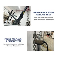 Handlebar Stem Destructive Test Equipment 20Hz Max Frequency for E-Bike Handle Assembly Durability Performance Testing
