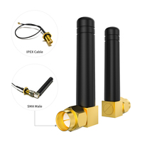 Antenne radio Wi-Fi externe double bande 2,4 G 5 G 5,8 G personnalisable, longue portée, SMA, communication sans fil, antennes Wi-Fi externes