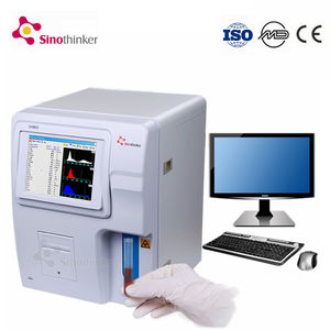 수의학 혈액 검사 기계 세포 혈액 카운터 3 부분 전체 자동 혈액학 분석기 수의사 임상 분석 기기 - Product Image 2