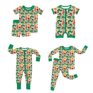 Vêtements assortis en bambou pour maman et moi, pyjamas à manches courtes en bambou, barboteuse pour bébé, vêtements personnalisés en bambou pour adultes et enfants - Product Image 1