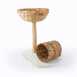 Torre Tiragraffi per Gatti in Legno di Alta Qualità per Interni, Albero da Arrampicata Moderno e Lussuoso per Gatti - Product Image 4