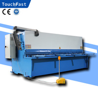 Machine de cisaillement hydraulique Touchfast Qc12k 6x3200 Qc11y Qc11k Qc12y 6mm 8mm 12x3200 Machine de cisaillement de plaque hydraulique 12mm