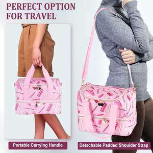 Échantillon gratuit Sac à dos de manucure à grande capacité pour femmes Vente chaude Sac à cosmétiques multifonctionnel pour le maquillage - Product Image 4