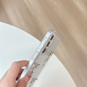 Custodia per telefono con Design personalizzato in TPU <span class=keywords><strong>trasparente</strong></span> Glitter per <span class=keywords><strong>samsung</strong></span> S25 ultra fiocco fiore cuore <span class=keywords><strong>Cover</strong></span> per S24 S23 A15 A35 A56 A24 - Product Image 6
