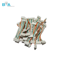 موصل JST صغير 8 سنون بخطوة 1.0 مم، أسلاك مطلية بالقصدير UL1571 28AWG بطول 48 مم و8 أسلاك للوحات الدوائر المطبوعة والإلكترونيات