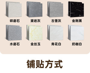 Dalles de sol en vinyle autocollantes en <span class=keywords><strong>PVC</strong></span> pour usage intérieur, sols en <span class=keywords><strong>ciment</strong></span>, surface antidérapante, texture imitation porcelaine lisse - Product Image 5