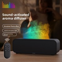 Nuevo Difusor de Aroma con Pulverización Dinámica Activada por Sonido, Alto Rendimiento de Vaporización, Funcionamiento Silencioso, Ambiente Colorido para el Hogar