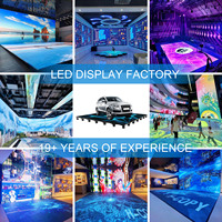Pantalla LED P1.8 para Interiores, Resistente al Agua, Video Digital Interactivo, Pista de Baile, Pantalla LED para Aeropuertos y Salas de Exposiciones, 1 Año de Garantía