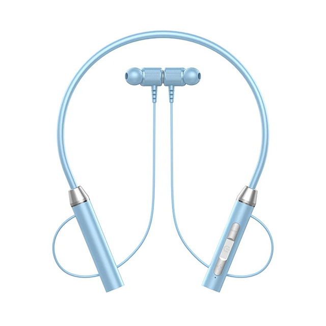 G01 Wireless Earbuds for BT V5.2 TWS Headset LED Battery Magnetic Sports Waterproof Neckband Earphone Blue Microphone