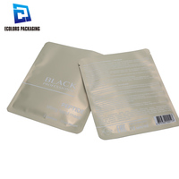 Paquets d'échantillons de crème de soin cosmétique personnalisée emballage de pochette plate en papier d'aluminium sachet d'emballage en plastique sac à 3 joints latéraux
