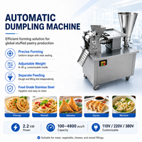 Machine à fabriquer des raviolis entièrement automatique pour usage commercial, 4800 pièces/heure, pour Gyoza, Samosa, Empanada, Pierogi et Momo