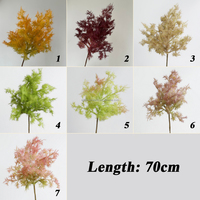 Bunga Cotinus Coggygria Mist Fog Lover Smoke Tree dari Lateks Sentuhan Realistis Buatan untuk Dekorasi Pernikahan dan Rumah