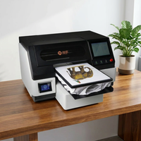 Impresora Digital de Inyección de Tinta CMYKW de Alta Gama para Prendas de Vestir, Impresora Portátil Automática de Alta Precisión para Cuero