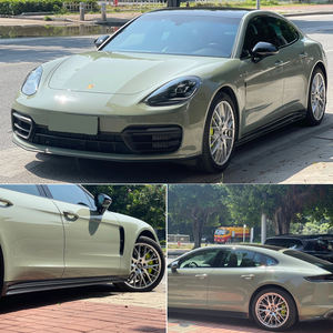 Film vinyle auto-adhésif brillant effet cristal orange lave, violet lavande, pour habillage complet de voiture - Product Image 4