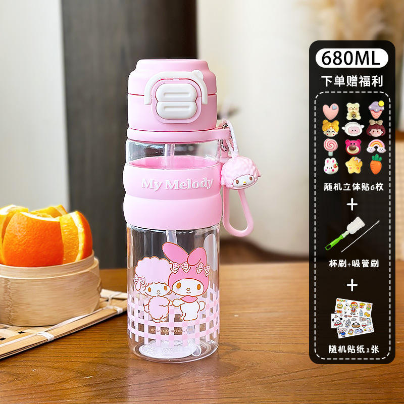 เครื่องมือทำความสะอาดสติกเกอร์ 3D ลายการ์ตูน My Melody สีชมพู