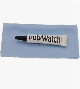 मूल जर्मन पॉलीवॉच घड़ी प्लास्टिक ऐक्रेलिक क्रिस्टल ग्लास पॉलिश और नीले कपड़े के साथ स्क्रैच रिमूवर मरम्मत उपकरण - Product Image 3