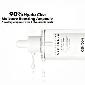 Etiqueta privada 100mL Productos coreanos para el cuidado de la piel 1004 Centella Suero facial Hyalu-Cica Ampolla calmante hidratante para toda la piel - Product Image 2
