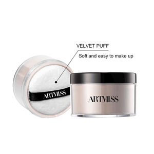 Poudre libre pour le visage, marque <span class=keywords><strong>de</strong></span> fond <span class=keywords><strong>de</strong></span> teint pour peaux foncées, vente en gros ARTMISS, faible MOQ, étiquette privée - Product Image 1