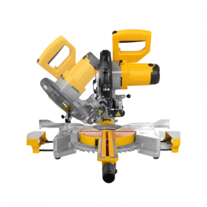 Sierra ingletadora deslizante <span class=keywords><strong>de</strong></span> bisel único <span class=keywords><strong>de</strong></span> 210 mm y 1700 W, 4700 RPM con guía láser para corte <span class=keywords><strong>de</strong></span> <span class=keywords><strong>madera</strong></span> y aluminio - Product Image 3