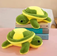 Peluche tortue style mignon en PP, prix usine, et coussin anime en coton doux