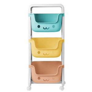 Estanterí<span class=keywords><strong>a</strong></span> de plástico para almacenamiento de libros para niños, caja de plástico para uso doméstico con dibujos animados <span class=keywords><strong>a</strong></span> elegir, muebles de embalaje de estilo chino ambiental - Product Image 3