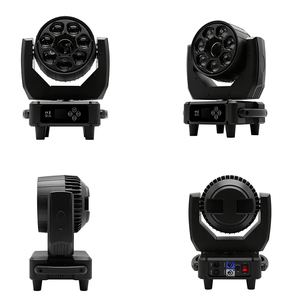AOPU Faro LED Wash per Palcoscenico con Zoom 7*40W, Effetto Bee's Eye e Laser 3IN1RGBW, Testa Mobile per Club, Bar, Matrimoni - Product Image 3