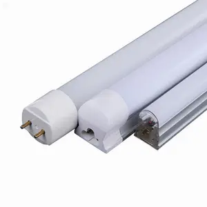 Perlengkapan pencahayaan dalam ruangan OEM/ODM PC aluminium 4FT 8FT lampu toko Led T5 T8 lampu tabung Led terintegrasi