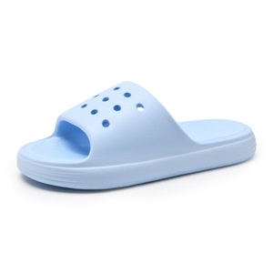 Pantuflas de Verano para Mujer EVA, Suela Gruesa, Transpirables, Antideslizantes, para Interiores y Exteriores, Color Sólido, Punta Redonda, Zapatos para el Hogar - Product Image 5