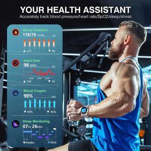 Reloj inteligente AI de moda personalizado de fábrica, pantalla AMOLED de cuerpo de Metal, llamadas Bluetooth, frecuencia cardíaca, oxígeno en <span class=keywords><strong>sangre</strong></span>, soporte ChatGPT - Product Image 5