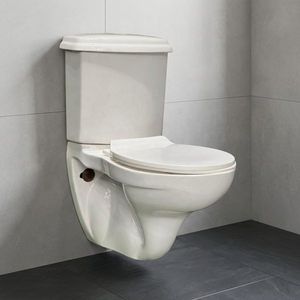 Inodoro de Cerámica de Dos Piezas con Pedestal, de Forma Redonda, Estándar Internacional, de Primera Calidad - Product Image 6