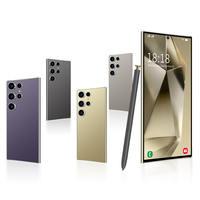 Smartphone Original S24 Ultra 5G Déca-Core 120Hz Débloqué Version Globale Résolution HD Prise en Charge Multilingue CDMA LTE Cellulaire