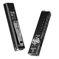 Lampe torche LED UV laser de poche rechargeable Type-C étanche en aluminium puissante ST6 Pro pour urgence et camping avec interrupteur arrière, lampe de travail EDC