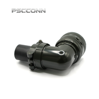 Connecteur d'alimentation circulaire industriel fileté femelle à 4 broches, série MS 5015 MS3108A 32-17S, angle de 90 degrés, pour machines lourdes