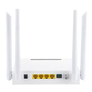 XPON GPON EPON ONU ONT Modem 4GE + CATV + WIFI (banda dupla 2.4G + 5.8G)