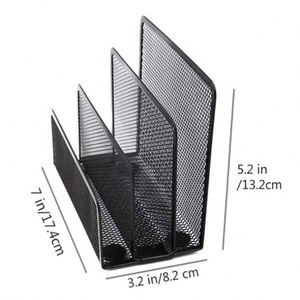 Metal Mesh 5pcs Desk Organizer Office Desk Set Desktop Accessories - Product Image 4