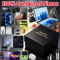 Caja Misteriosa Sorpresa con 5 Artículos Electrónicos de Alta Gama: Smartphone, Reloj Inteligente, Tablet, Laptop, Múltiples Opciones Aleatorias