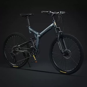 Vélo de montagne pliable à suspension souple de 26 pouces de haute qualité à prix de gros pour adultes et étudiants : idéal pour les aventures hors route - Product Image 3
