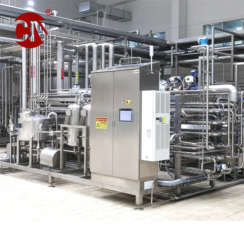 Pastörize homojenleştirici UHT pastörizasyon 5000L süt üretim hattı süt işleme tesisi
