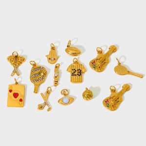 Pendentif Chèvre, Placage Écologique, Taille Standard, Faible Commande Minimale - Product Image 1