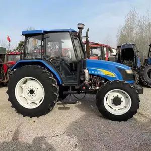 Landbouwmachine Equipment 4 Cilinder Motor 90hp 100hp 120hp 135hp Tractor Met Cabine