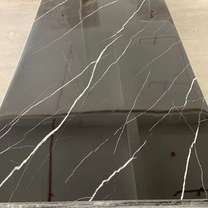 Feuilles de marbre en PVC légères Installation facile et panneau mural en marbre uv bricolage pour la décoration murale de la maison - Product Image 4