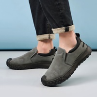 Nouveautés printemps pour hommes, mocassins, dessus en cuir synthétique respirant et confortable, semelles souples, chaussures décontractées