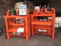 Nouvelle machine semi-automatique à vibration SHUNYA QM4-40 pour la fabrication de blocs creux et de pavés en béton, Shandong